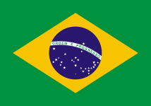 The flag of Brazil (1889). The green color was inherited from the flag of the Empire of Brazil, where it represented the color of the House of Braganza.