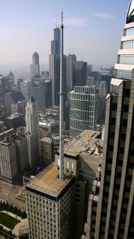 Downtown Chicago, in Cook County, Illinois, the second-most populous county in the United States.