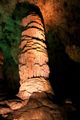 Closeup of stalagmites in Big Room