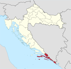 مقاطعة دوبروڤنيك-نرتڤا ضمن كرواتيا