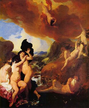 The fall of Phaethon, Johann Liss, early 17th century