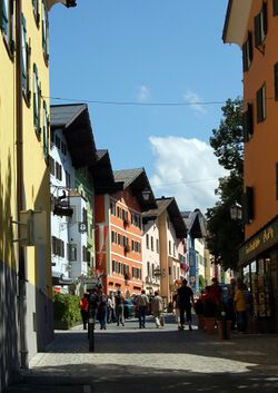 Kitzbühel in mid-August 2008