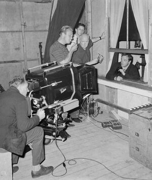 Prosper Dekeukeleire, Kees Brusse, Paul Rotha, Jan Blaaser 1962.jpg