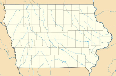 Location map Iowa