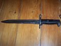 M1 Bayonet made by American Fork & Hoe; used with M1 Garand