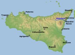 Location of the Alcantara