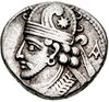 Coin of Pacorus II (cropped), Seleucia mint.jpg
