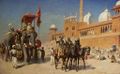 Le grand Monghol de retour في المسجد الجامع في دلهي، 1886