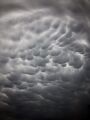 Mammatus clouds over Croatia
