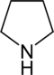 Structure of Pyrrolidine
