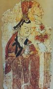 Uyghur woman from the Bezeklik murals.