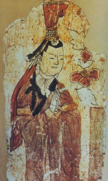 ملف:Uighur woman from Bezeklik murals.jpg