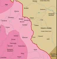 Upper Oka Principalities in 1434   Grand Duchy of Lithuania   Vassals of the Golden Horde