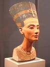 Portrait sculpture of Nefertiti