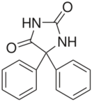 Phenytoin structure.png
