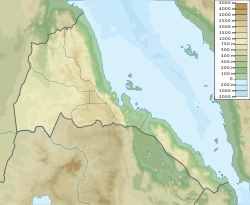 Location map/data/Eritrea/شرح is located in إرتريا