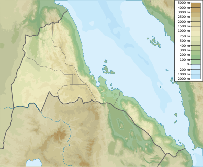Location map Eritrea
