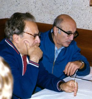 I. S. Shklovsky and Ya. B. Zel'dovich, 1977.jpg