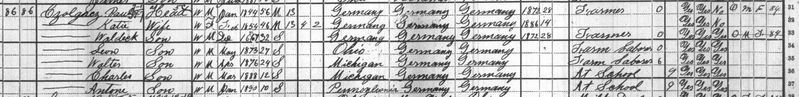 ملف:Leon Czolgosz in the 1900 US census.jpg