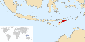 موقع تيمور الشرقية