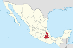 State of Puebla within Mexico
