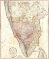 خريطة لشبه الجزيرة الهندية وسيلان عام 1793، تم تجميعها من الأوراق التي قدمها فيما بعد سير أرتشيبالد كامپل، مسوحات كولنويل كيلي، كاپتن پرينگل، كاپتن ألن، وآخرون.