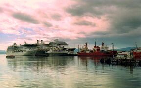 Cruise ships in Ushuaia