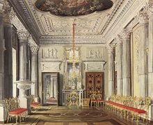 The rooms of Gatchina palace where Grand Duke Paul spent his youth