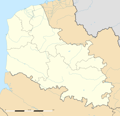 Location map France Pas-de-Calais