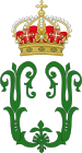 Royal Monogram of King Umberto I of Italy.svg