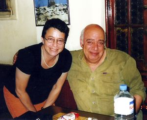 A meeting in Cairo between Salem and representative of Mothers and Women for Peace from Israel, 1998