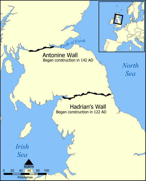 ملف:Hadrians Wall map.png