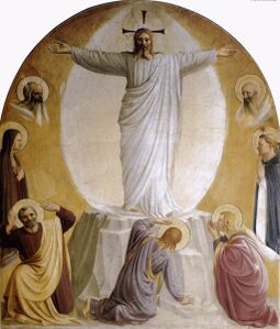 " التجلي" بريشة الفنان فرا أنجيليكو (1440-1442)