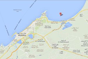 خريطة توضح موقع خليج أبو قير.JPG