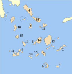 Municipalities of the Cyclades