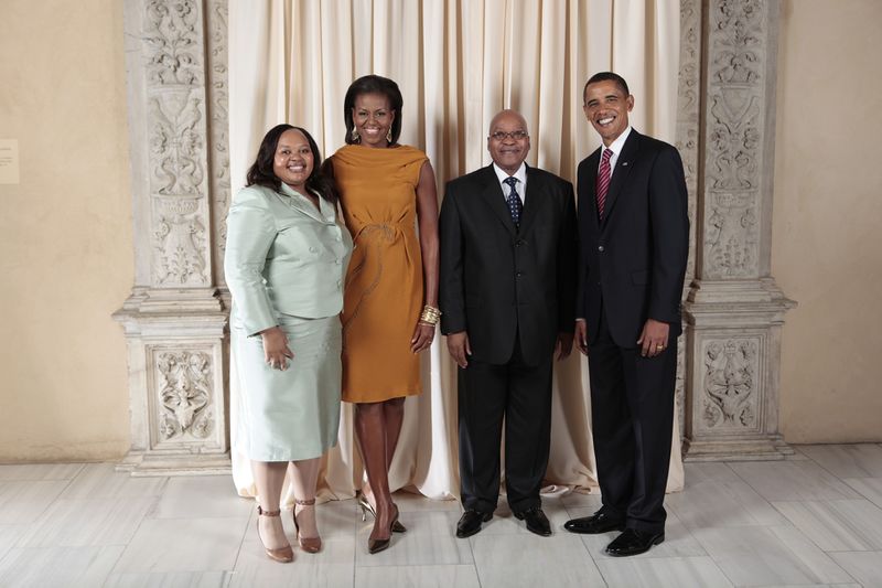ملف:Jacob Zuma with Obamas.jpg