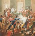 The arrest of Robespierre on the night of 9 Thermidor, 27 July 1794 (Jean-Joseph-François Tassaert)