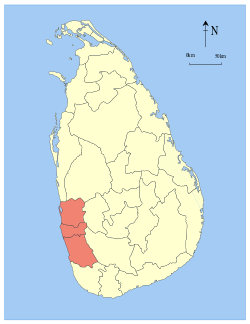 Location within Sri Lanka