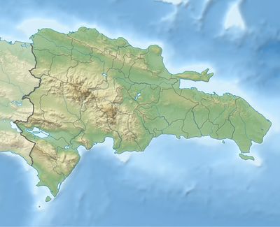 Location map Dominican Republic