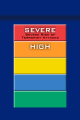 In the United States, orange indicates the second highest threat level of terrorist attack.
