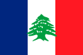 Flag of the State of Greater Lebanon during the French mandate (1920–1946)
