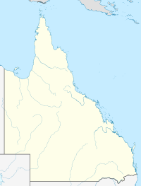 Location map Australia Queensland is located in كوينزلاند
