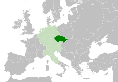 ملف:Duchy of Bohemia and the Holy Roman Empire in 11th century.svg
