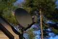General Electric satellite dish for DirecTV satellite television.