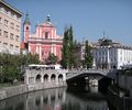 Ljubljana, the capital of Slovenia.