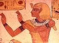 Ramesses IX was the grandson of Ramesses III, nephew of Ramesses IV and VI, and a son of Mentuherkhepeshef, who never became a pharaoh. He was the longest reigning pharaoh of the twentieth dynasty.