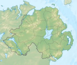 Location map/data/UK Northern Ireland is located in أيرلندا الشمالية