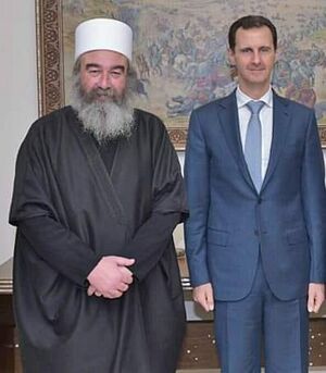 بشار الأسد وحكمت الهجري