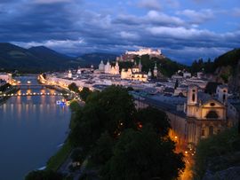 View of Salzburg City Centre