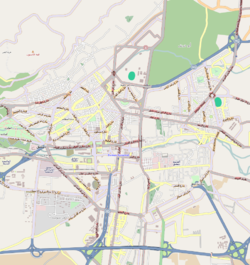 موقع التفجير is located in Damascus